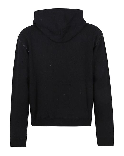 Valentino Garavani Black Jersey Felpa Chez for men