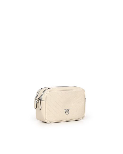 Pinko Natural Medium Crossbody Camera Bag