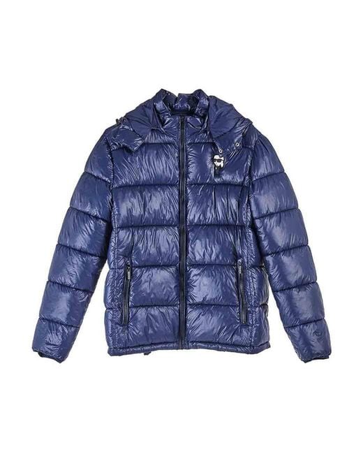 Karl Lagerfeld Blue Lighweight Tokidoki Duffle Jacket for men