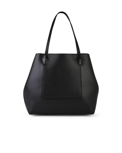 Jimmy Choo Black Diamond Leather Bag