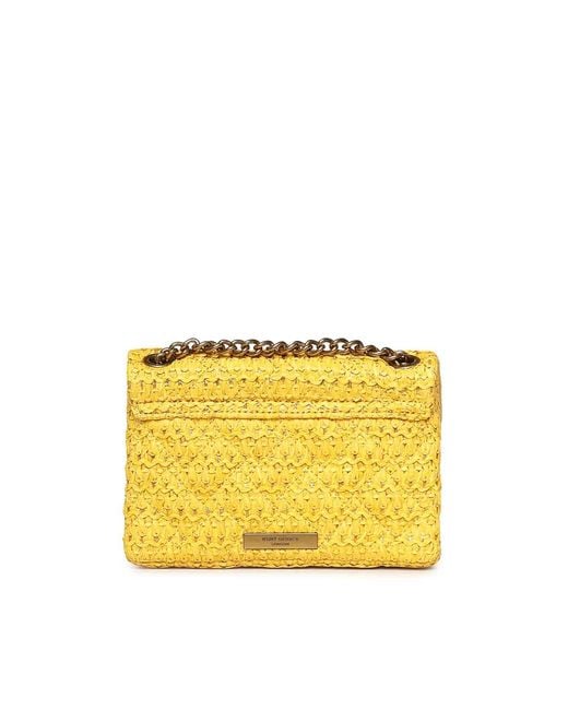 Borsa Mini di Kurt Geiger in Yellow