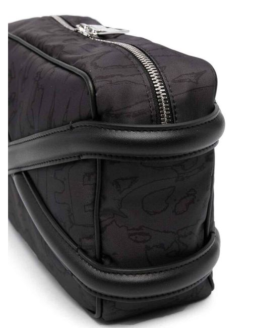 McQueen Black Cross Body Bags for men