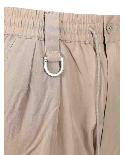 Y-3 Natural Cargo Shorts for men