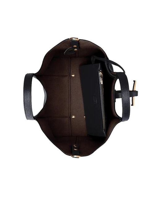 Tod's Black Amanda Tsb Shopping Bag