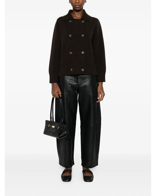 Alpha Studio Black Knit Jacket