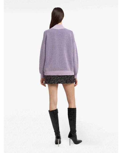 Gcds Purple Round Neck