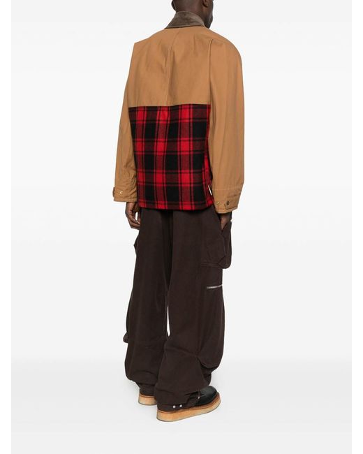 Junya Watanabe Brown Cotton Jacket for men