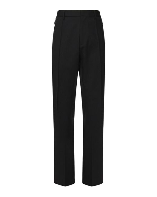 DSquared² Black Relax Wool Trousers for men
