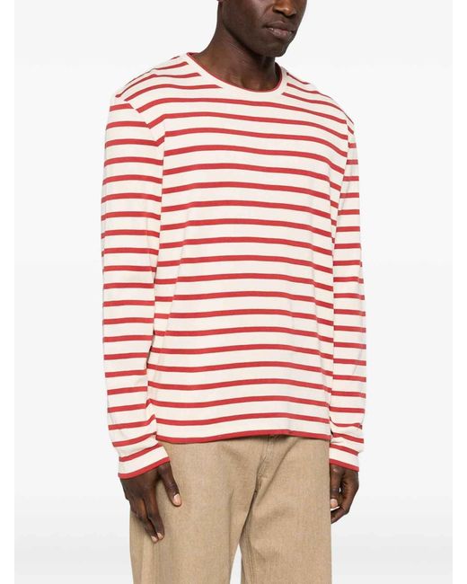 Jil Sander Red Sweater for men