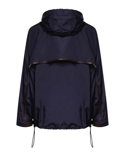 Loewe Blue Hooded Jacket for men