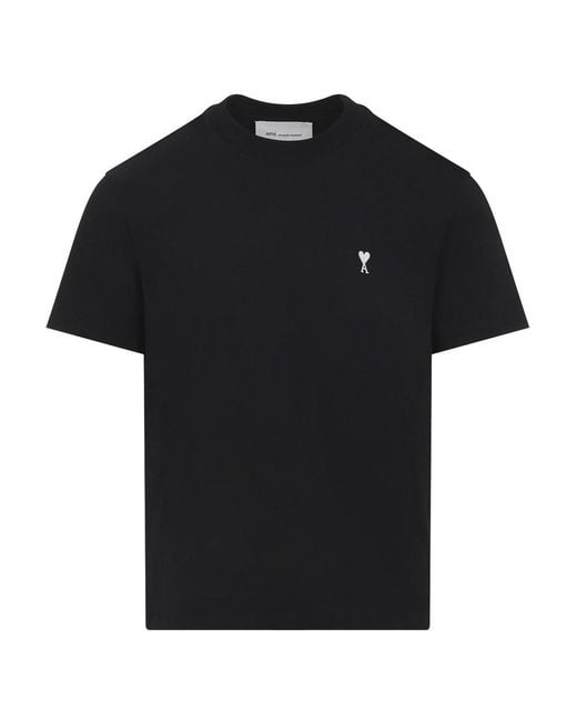 AMI Black Tshirt for men