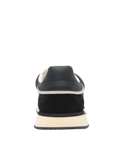 Dolce & Gabbana Black Dg Cushion Sneakers