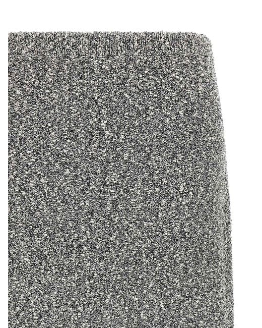 Tory Burch Gray Tweed Skirt