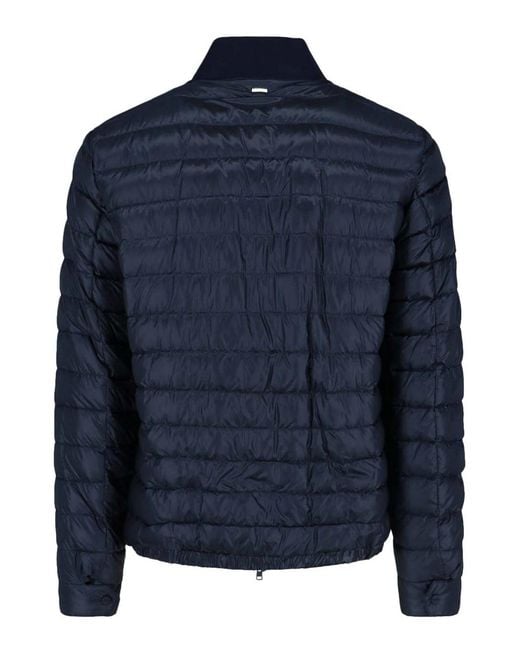 Herno Blue Lightweight Down Jacket for men