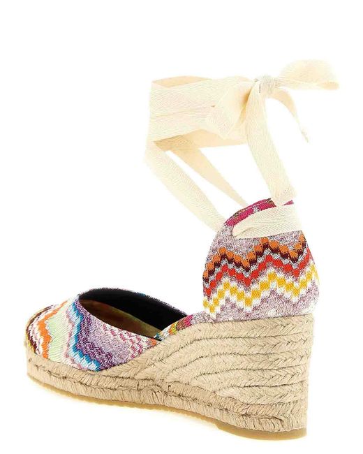 Missoni Metallic Eva Espadrilles