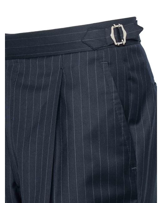 Franzese Collection Blue Single-Breasted Bugatti Suit for men