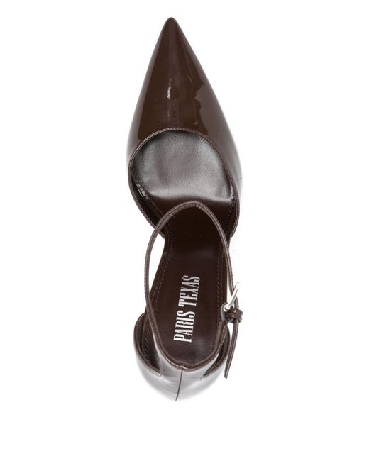 Paris Texas White Lidia Patent Leather Pumps