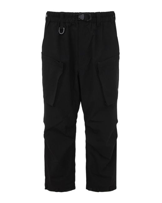 Y-3 Ripstop Pants in Black for Men