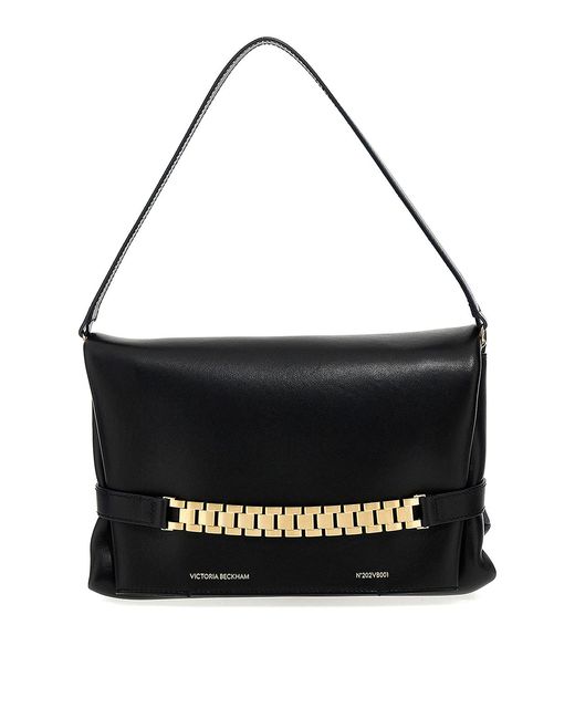 Victoria Beckham Black Chain Clutch
