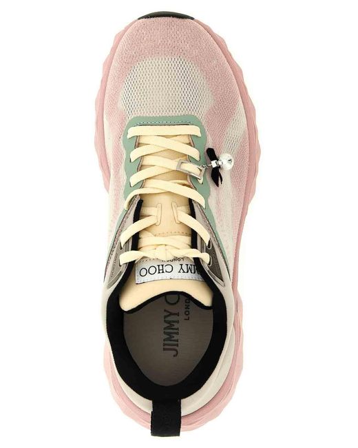 Jimmy Choo Multicolor Diamond Run Sneakers
