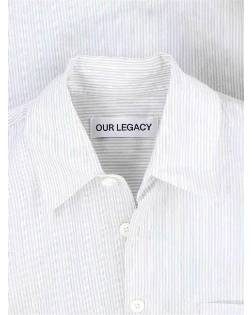 Our Legacy White Index Shirt for men