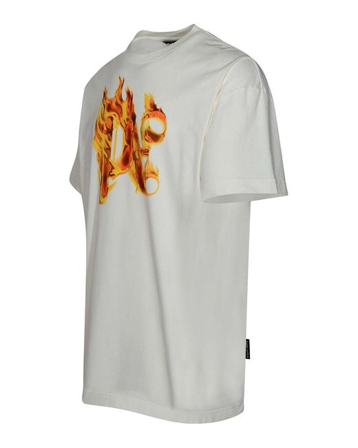 Palm Angels Gray T-Shirts for men