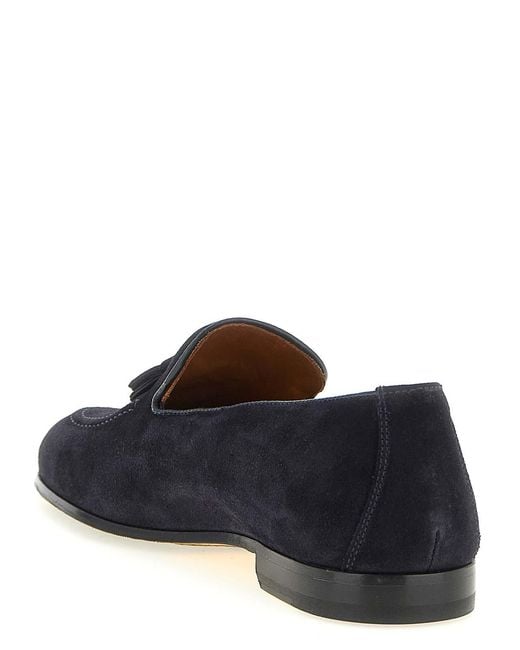 Doucal's Black Adler Loafers for men