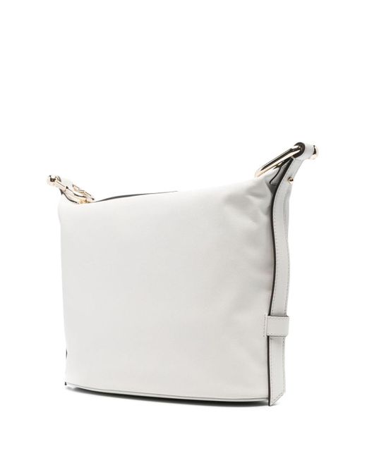 Furla White Medium Nuvola Shoulder Bag