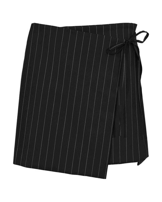 Sportmax Black Spx Mini Skirt Made