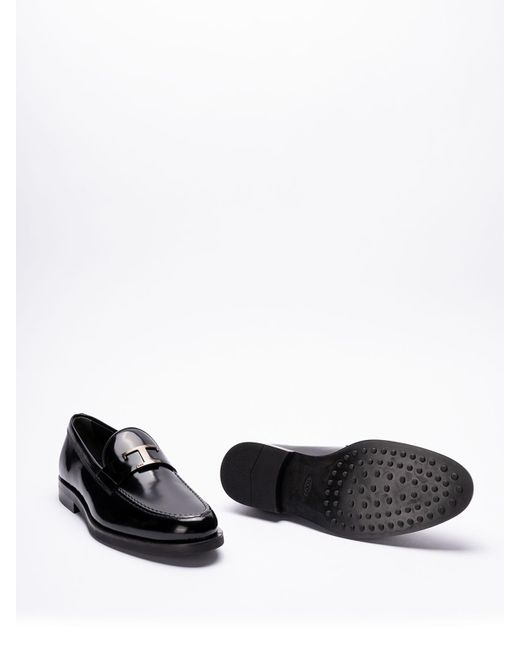 Tod's Black T Timeless Loafers for men