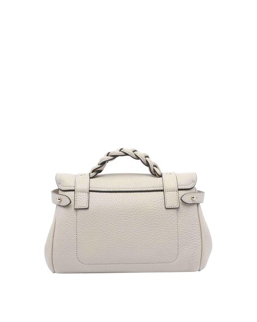 Mulberry White Mini Alexa Handbag