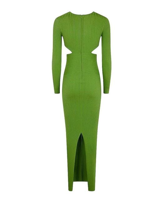 Elisabetta Franchi Green Knit Dress