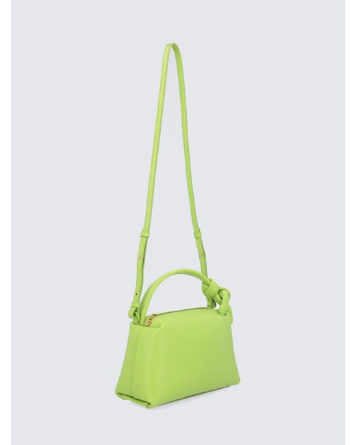 J.W. Anderson Green Small Leather Corner Bag
