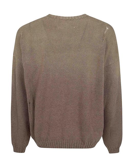 PALY Gray Pleasure Dome Knit Sweater for men