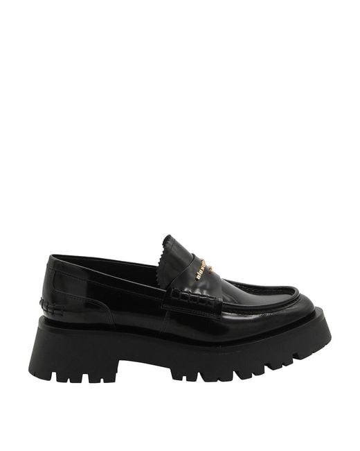 Alexander Wang Black Carter Loafers