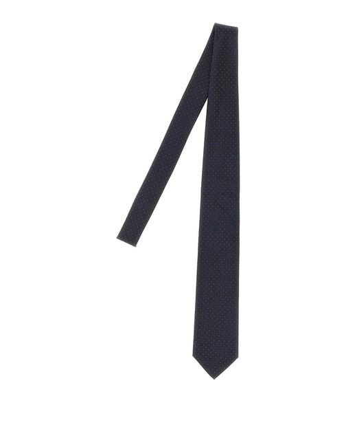 Cravatta Di Seta di Brioni in Black da Uomo