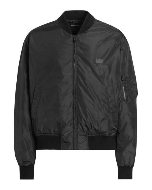 Dolce & Gabbana Black Coats for men