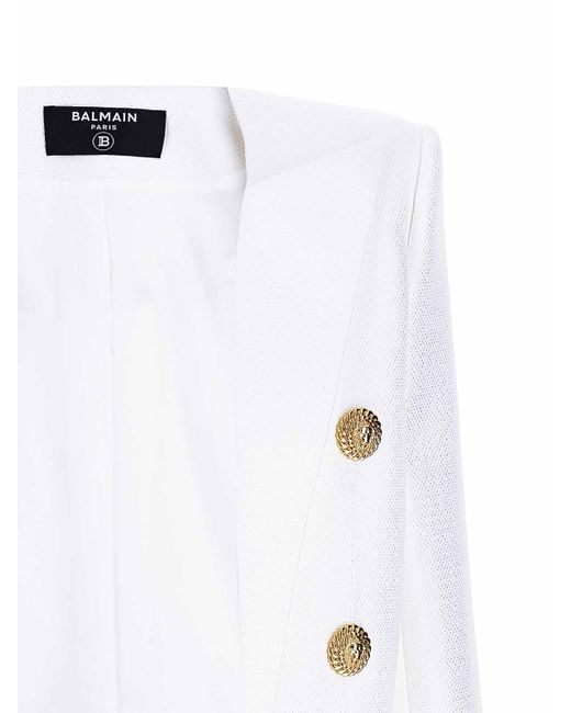 Balmain White Blazers