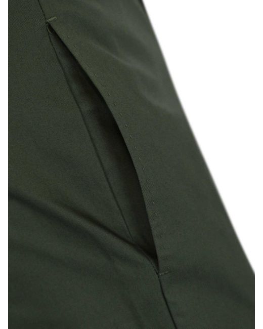 PT Torino Green Epsilon Cotton Trousers for men