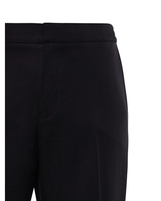 Zegna Blue Oasi Lino Pants for men