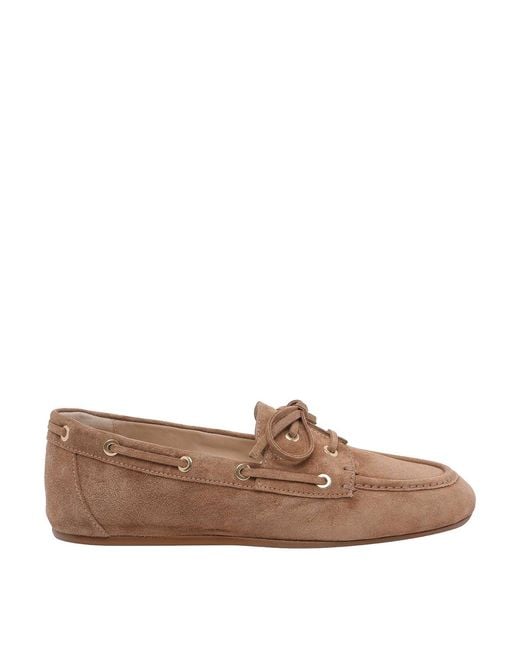 Stuart Weitzman Brown Tinsley Loafers