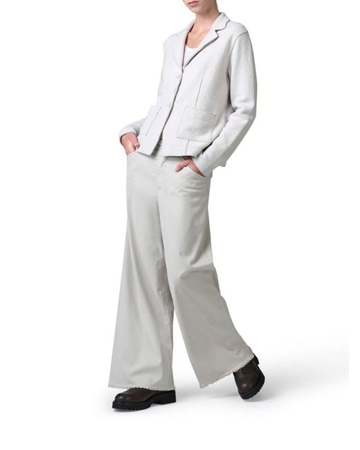 Transit White Shaped Wool Jacket