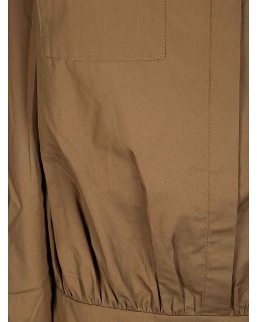 7 For All Mankind Natural Utility Mini Dress Popeline