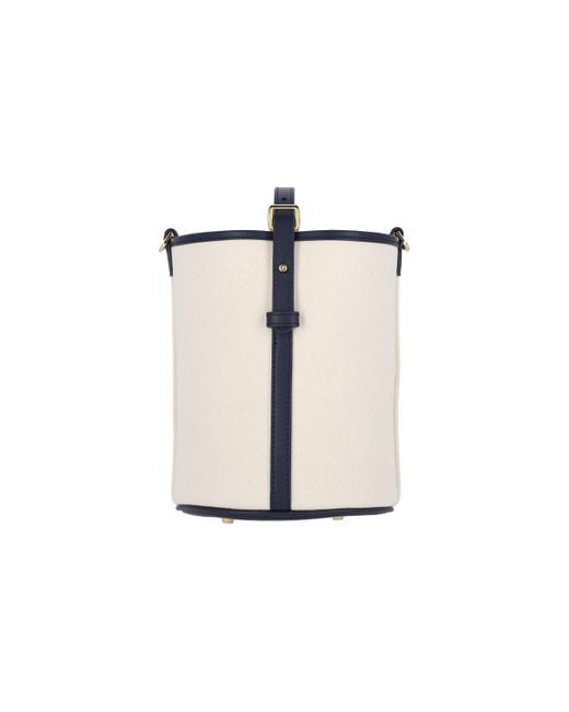 Patou Blue Small Bucket Bag