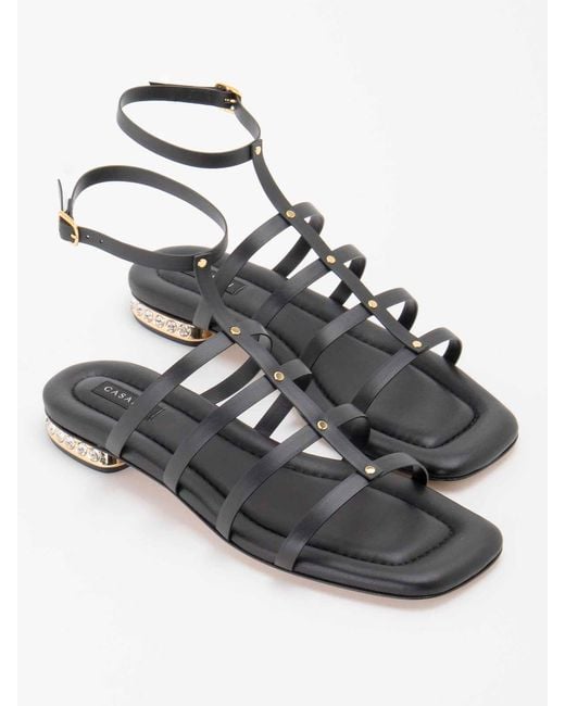 Casadei Black Sandals