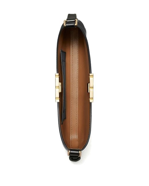 Tory Burch Black Eleanor Slim Shoulder Bag