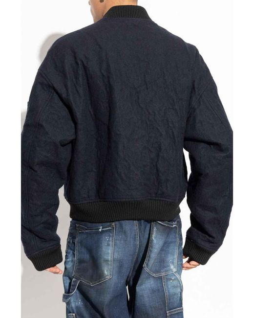 DSquared² Blue Jacket With Logo for men