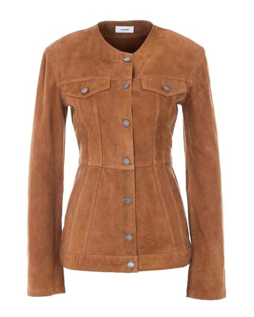Haikure Brown Suede Jacket