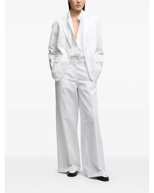 Aspesi White Trousers