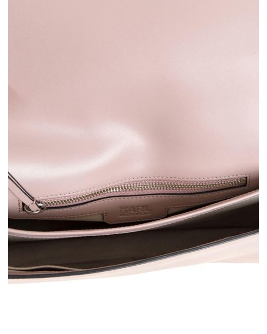 Karl Lagerfeld Pink Leather Bag